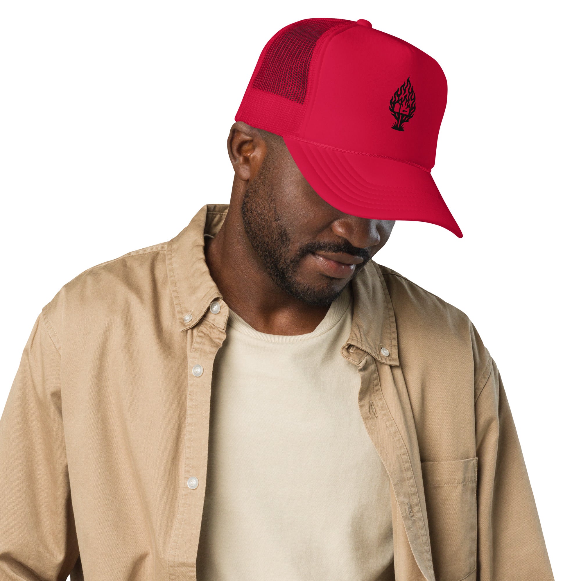 Burning Mailbox foam trucker hat – Pizza Ship